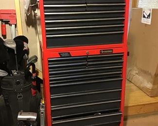 Lots of tools and chests