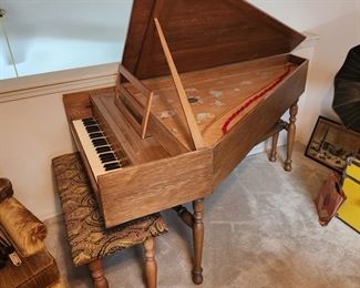 Circa 1970 Zuckermann Harpsichord, great condition. PRESALE for $600