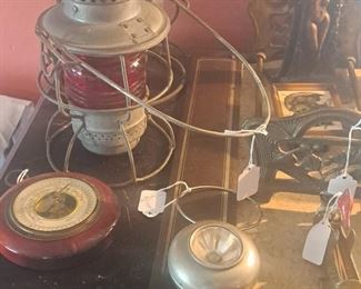 antique railroad lanterns