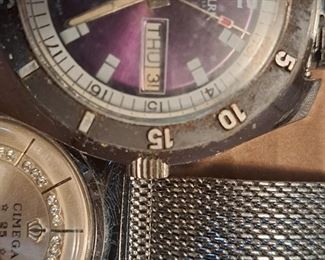 several vintage watches