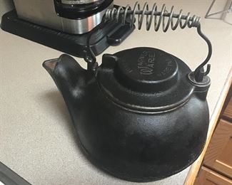 antique Wagner Ware kettle