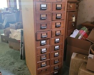 Antique File Drawers