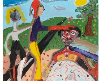 Jon Serl (manner), outsider painting, 1980