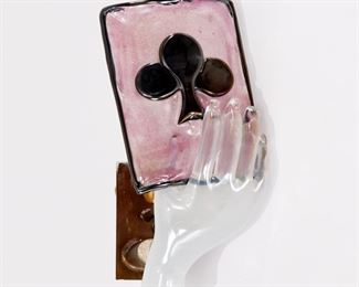 Vintage Venetian glass Casino wall sconce