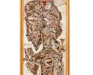 Georges Ebrin Adingra (attrib.), mixed media