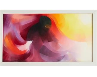 Jorge Edgardo Ramirez, oil on canvas, 1972