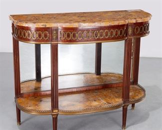 Antique Louis XVI style console desserte