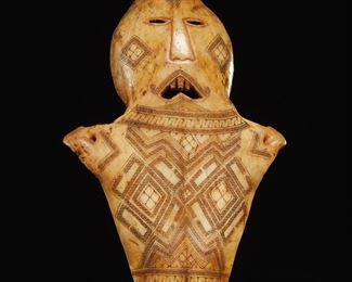 Indonesian ritual Belu-Atoni cow skull mask