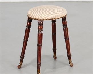 Distinctive Victorian spindle leg stool