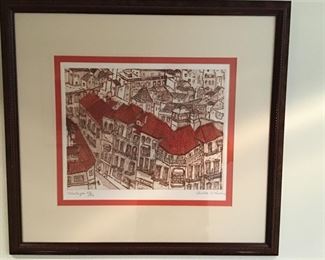 Aida Whedon Signed print 