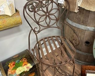 Antique Cast Iron Chair