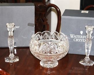 Waterford Crystal with boxes.