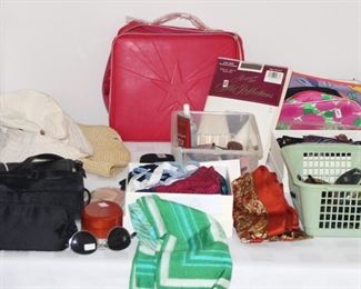 Scarves, hats, books, sunglasses and more.