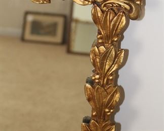 Mirror frame detail.