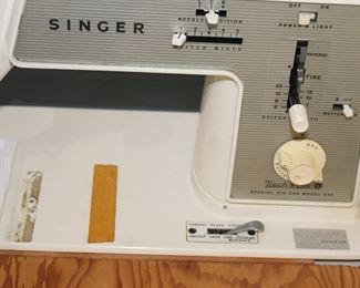 Singer sewing machine.