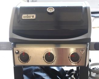 Weber three burner, GS4 Spirit II, propane gas grill. Like new.