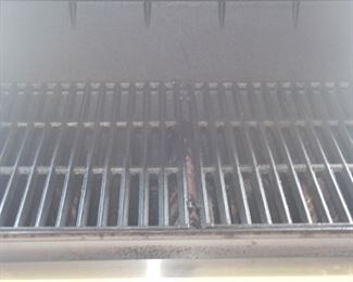 Clean, inside of Weber grill.