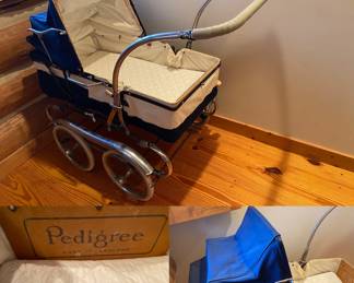 Antique Baby Buggy Pedigree from England 
