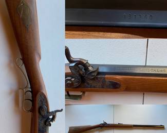 SOLD-Thompson 131360 Collector Working 45 Caliber Black Powder Gun