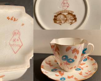 Vintage Brownfield & Son Cup & Saucer 