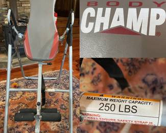 Body Champ 250 LBS Max  Capacity Inversion Table