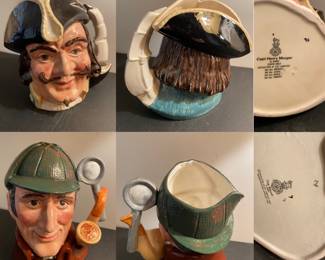 Royal Doulton Large D-6467 Captain Henry Morgan Mug

Royal Doulton The Sleuth 6631 Mug
