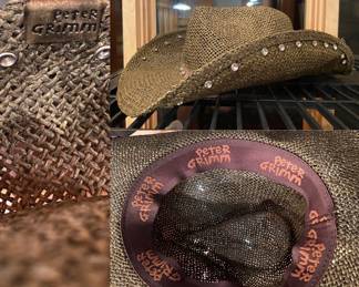 Peter Grimm Straw Cowboy Hat 