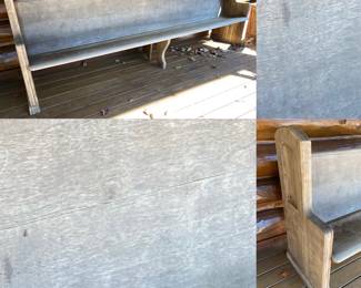 Church Pew from Old Couthouse in Canton Ga