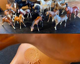  Collection of Vintage Breyer Horses