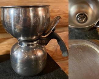 Vintage 50’s Stainless Mod 500 Nicro Vacuum Coffee Press