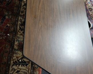 Half of hexegon table with telescope legs