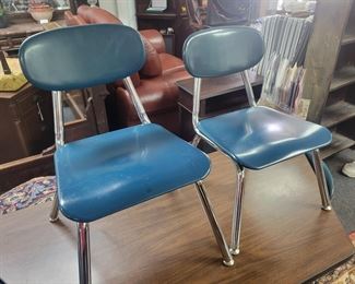 School desk chairs in 4 sizes.  12", 14", 16" and 18" seat to floor