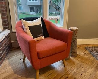 Orange Side Chair. Great Accent Piece! 