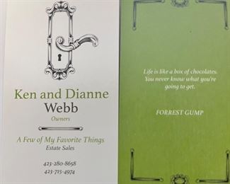 Give us a call. We would love to help you with your downsizing, move or loved ones Estate Sale. We will handle your personal effects with respect, dignity and care.