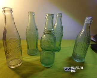 soda bottles