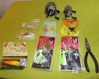 fishing reels and other accessories