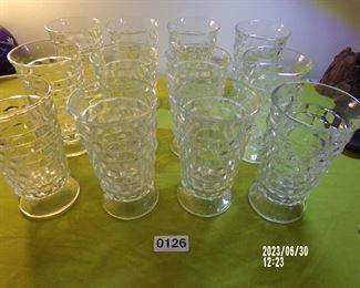 Whitehall cubist beverage glasses