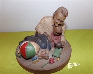 Tom Clark "Christmas morning"  signed w/certificate of authenticity