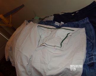 Men's 38, 40 shorts  Dockers, Izod, Columbia, Munsingwear