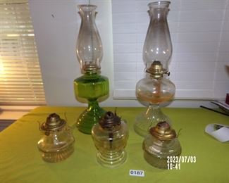 oil lamps