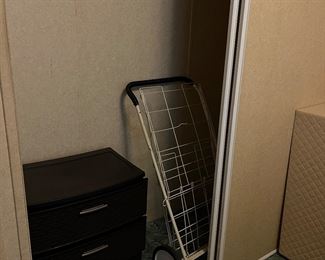 Cart, plastic drawers