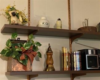 Decor - shelving unit is not for sale