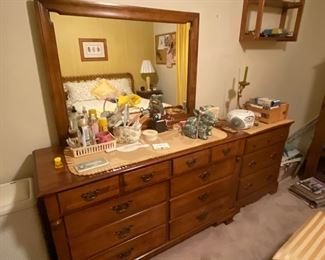 Dresser with mirror