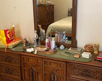 Dresser with mirror