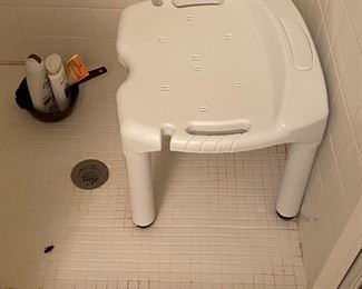 Bathroom shower stool
