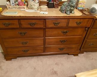Dresser with mirror