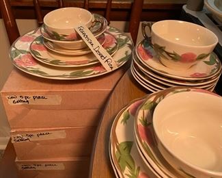 Franciscan Desert Rose - 4 boxes each of 5 piece Place settings 
