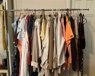 Clothing in bedroom 