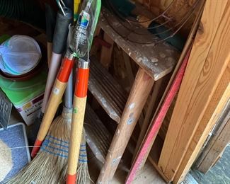 Tools in shed