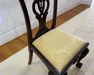 Dining Chairs, 6 side and 2 arm